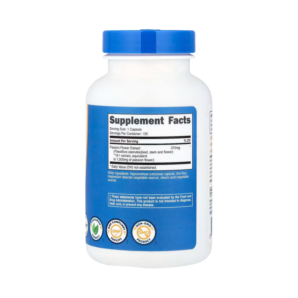 Nutricost, Passion Flower Extract, 1,500 mg, 120 Capsules