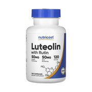 Nutricost, Luteolin With Rutin, 50 mg, 120 Capsules front packaging view