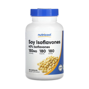 Nutricost, Soy Isoflavones, 150 mg, 180 Capsules front packaging view