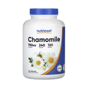 Nutricost, Chamomile, 240 Capsules front packaging view