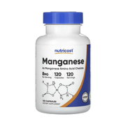 Nutricost, Manganese, 8 mg, 120 Capsules front packaging view