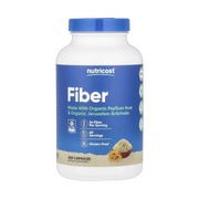 Nutricost, Fiber, 300 Capsules front packaging view