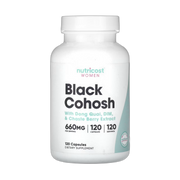 Nutricost, Women, Black Cohosh, 660 mg, 120 Capsules front packaging view