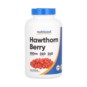 Nutricost, Hawthorn Berry, 550 mg, 240 Capsules front packaging view