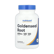 Nutricost, Goldenseal Root, 600 mg, 120 Capsules front packaging view