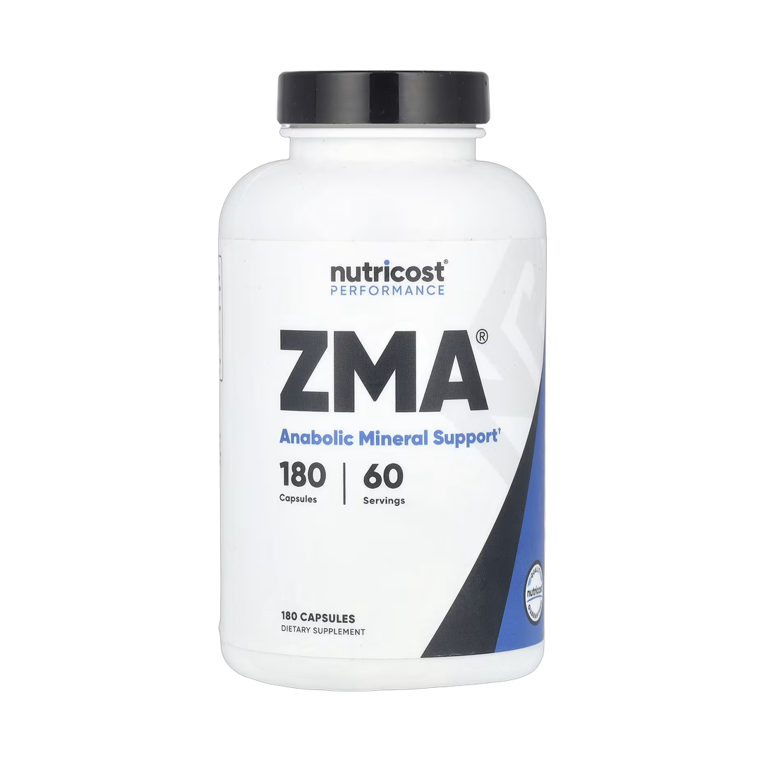 Nutricost, Performance, ZMA, 180 Capsules front packaging view