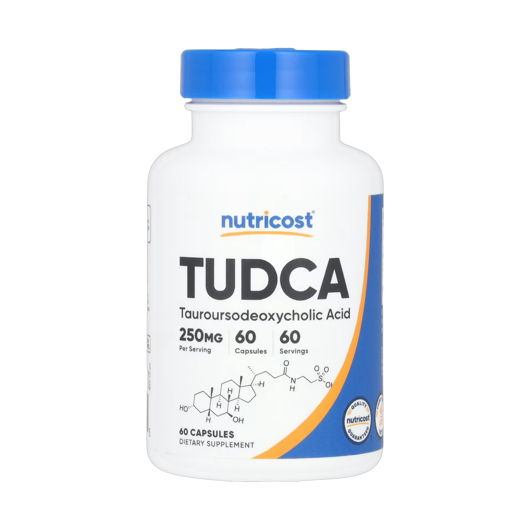 Nutricost, TUDCA, 250 mg, 60 Capsules front packaging view