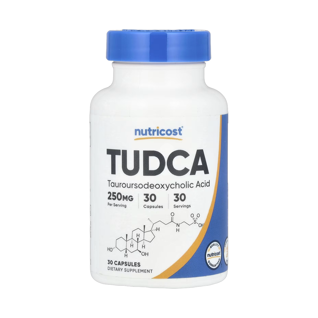 Nutricost, TUDCA, 250 mg, 30 Capsules front packaging view