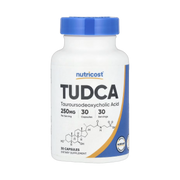Nutricost, TUDCA, 250 mg, 30 Capsules front packaging view