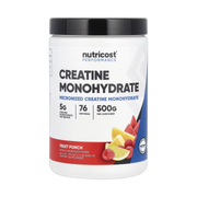 Nutricost, Performance, Creatine Monohydrate, Fruit Punch, 1.1 lbs, 500 g front packaging view