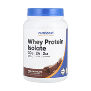 Nutricost, Whey Protein Isolate, Milk Chocolate, 2 lb, 907 g front packaging view