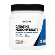 Nutricost, Creatine Monohydrate, 1 lb, 454 g front packaging view