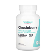 Nutricost, Women, Chasteberry with Dong Quai & Ginger Root, 5,000 mg, 120 Capsules front packaging view