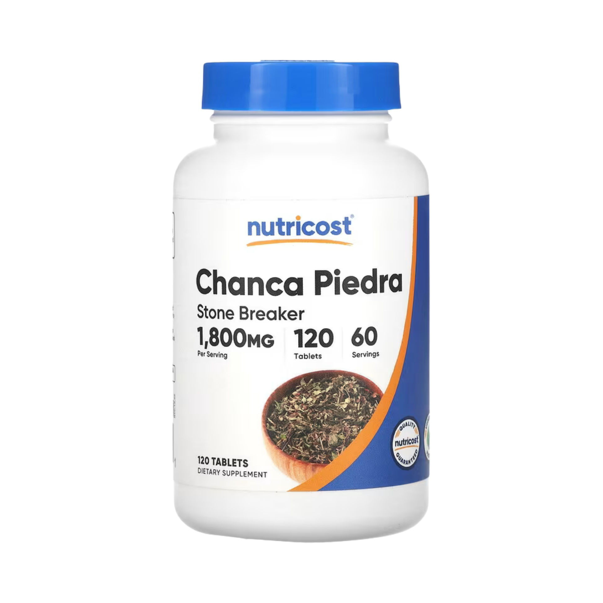 Nutricost, Chanca Piedra, 120 Tablets front packaging view