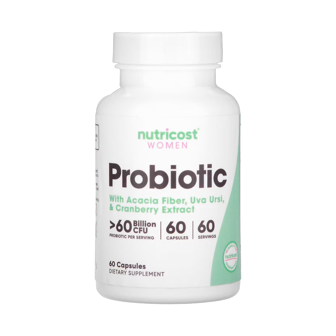 Nutricost, Women, Probiotic , >60 Billion CFU, 60 Capsules front packaging view