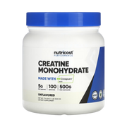 Nutricost, Performance, Creatine Monohydrate, Unflavored, 1.1 lb, 500 g front packaging view