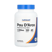 Nutricost, Pau D'Arco, 120 Capsules front packaging view