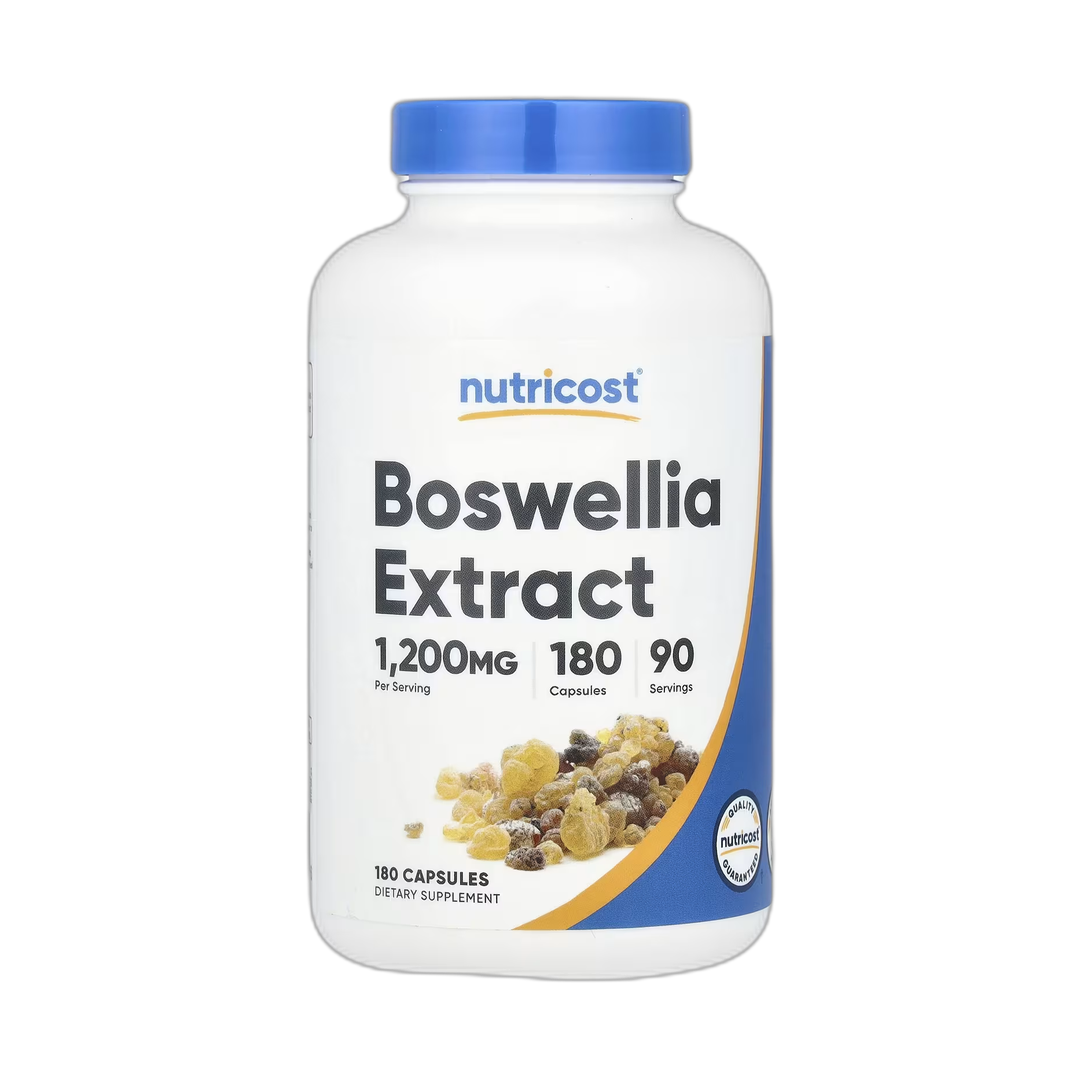 Nutricost, Boswellia Extract, 180 Capsules front packaging view
