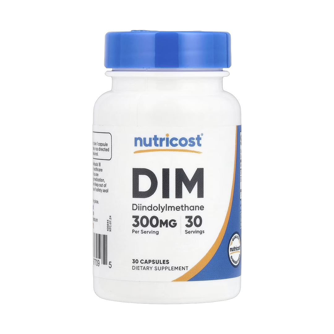 Nutricost, DIM, 300 mg, 30 Capsules front packaging view