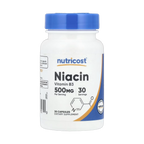 Nutricost, Niacin, 500 mg, 30 Capsules