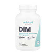 Nutricost, Women, DIM With Calcium D-Glucarate & Dong Quai, 120 Capsules front packaging view