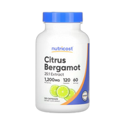 Nutricost, Citrus Bergamot, 120 Capsules front packaging view