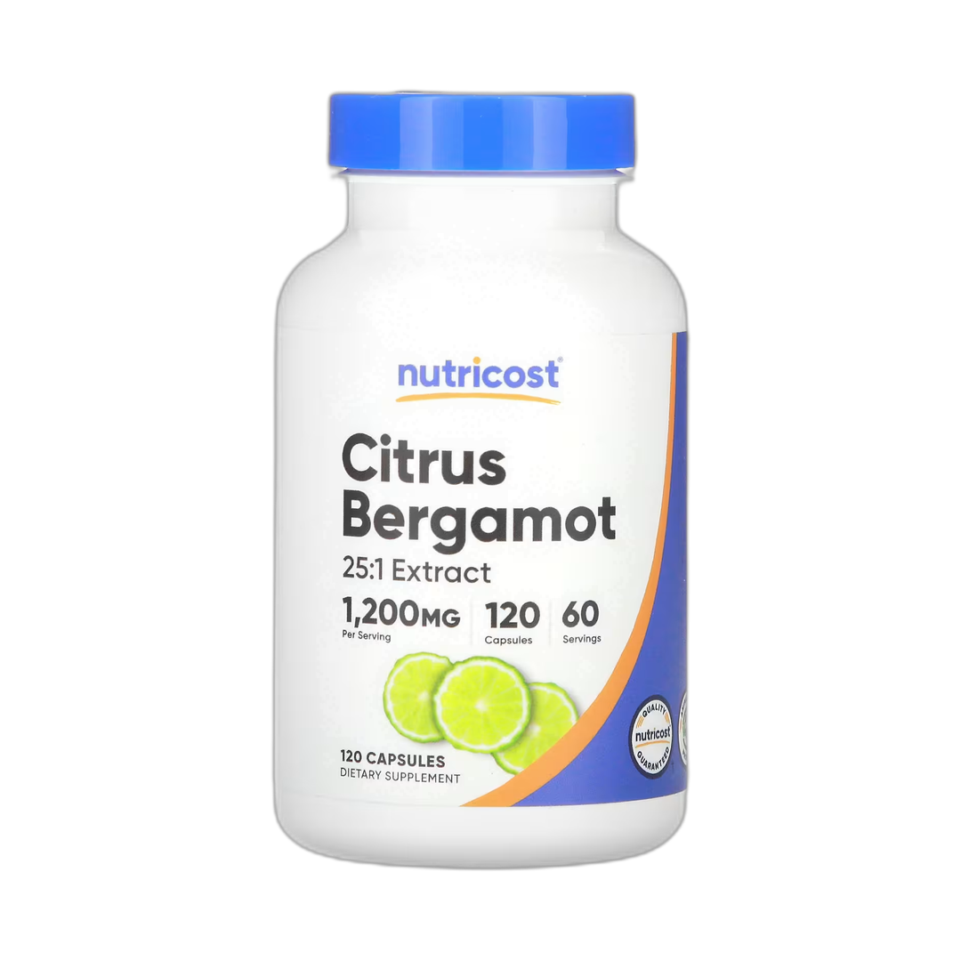 Nutricost, Citrus Bergamot, 120 Capsules front packaging view