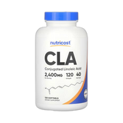 Nutricost, CLA, 120 Softgels front packaging view