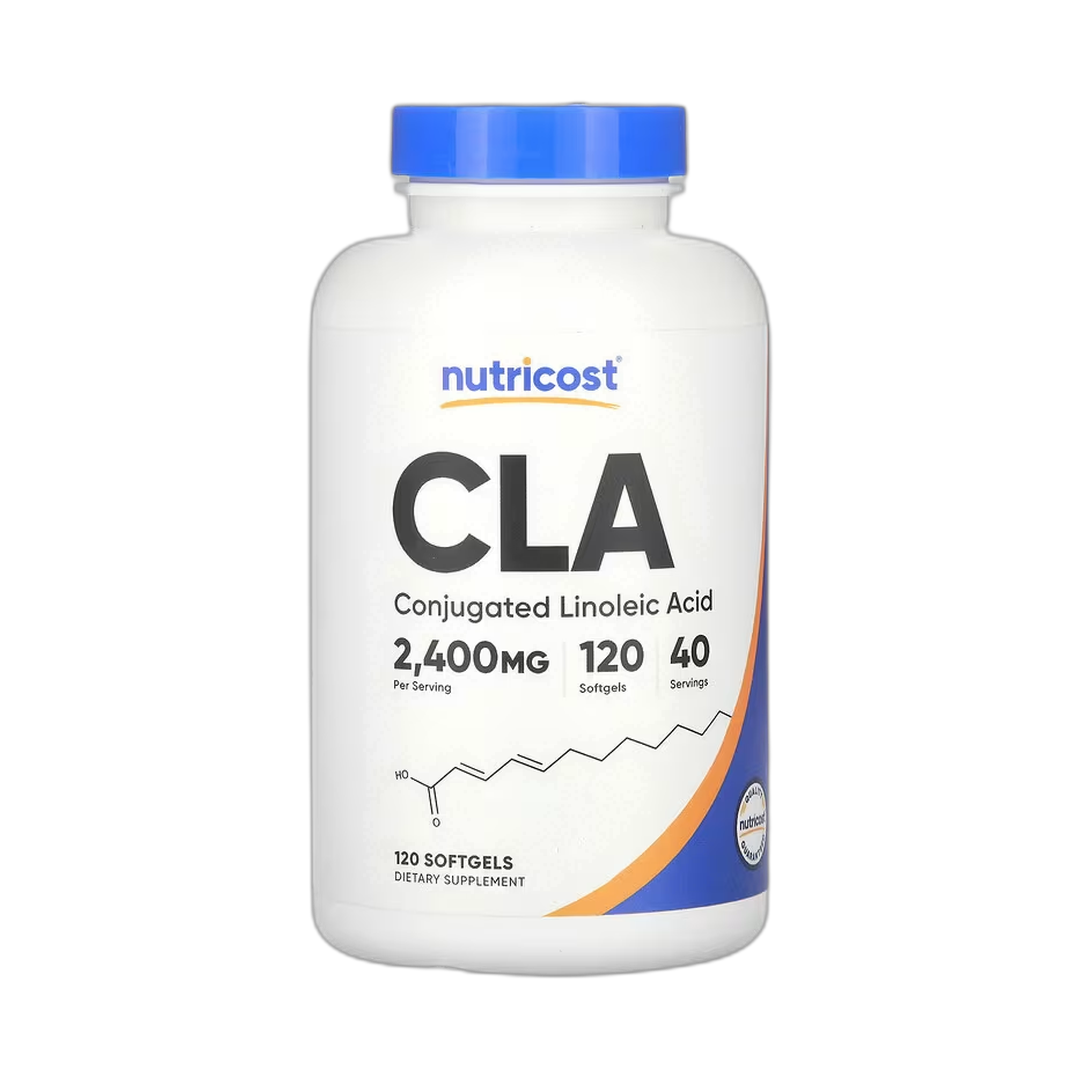 Nutricost, CLA, 120 Softgels front packaging view