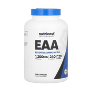 Nutricost, Performance, EAA, 240 Capsules front packaging view