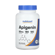 Nutricost, Apigenin, 50 mg, 180 Capsules front packaging view