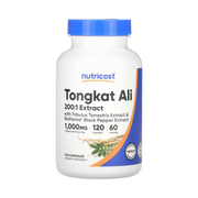 Nutricost, Tongkat Ali, 120 Capsules front packaging view