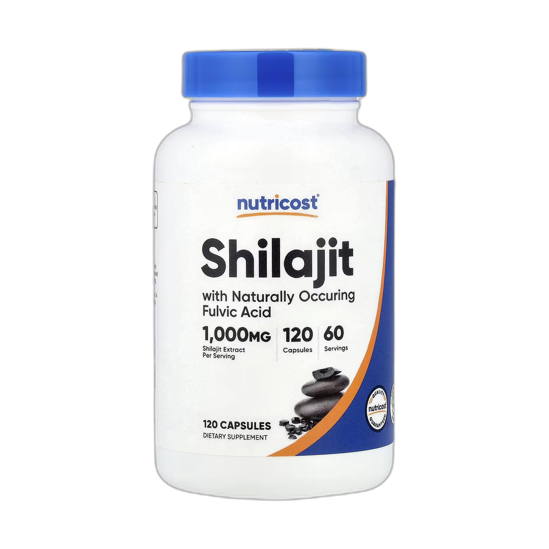 Nutricost, Shilajit, 120 Capsules front packaging view