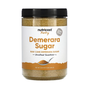Nutricost, Pantry, Demerara Sugar, Unrefined Sweetener, 64.8 oz, 1,814 g front packaging view
