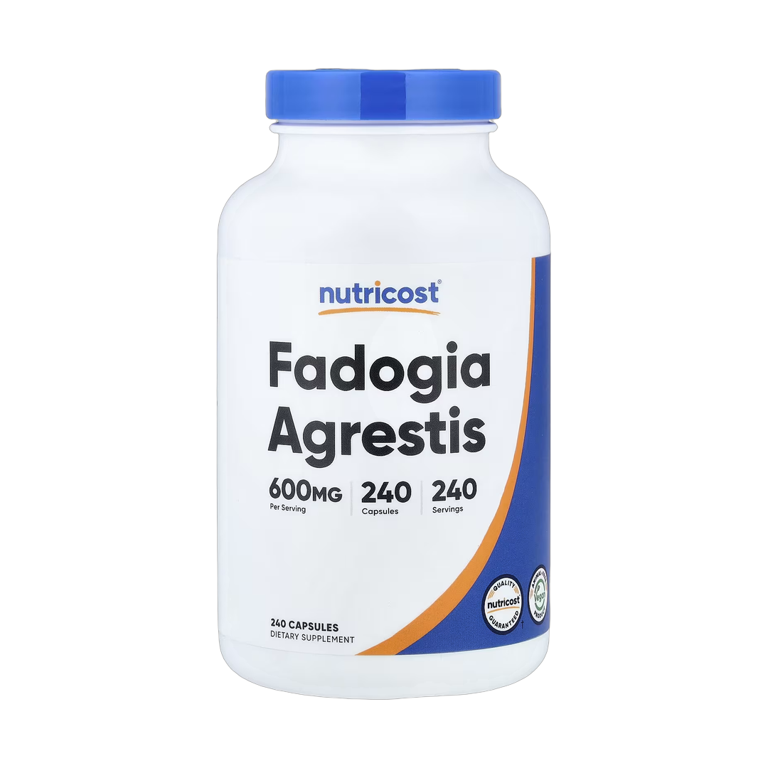 Nutricost, Fadogia Agrestis, 600 mg, 240 Capsules front packaging view