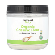Nutricost, Pantry, Organic Cassava Flour, 24.3 oz, 680 g front packaging view