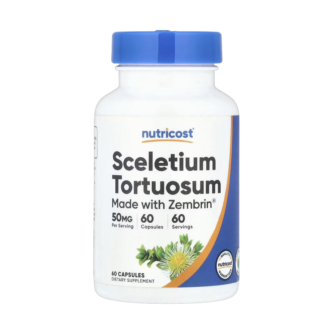 Nutricost, Sceletium Tortuosum, 50 mg , 60 Capsules front packaging view