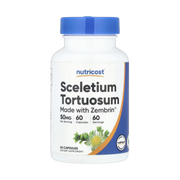 Nutricost, Sceletium Tortuosum, 50 mg , 60 Capsules front packaging view