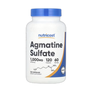 Nutricost, Agmatine Sulfate, 120 Capsules front packaging view