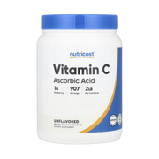 Nutricost, Vitamin C, Unflavored, 32.4 oz, 907 g front packaging view