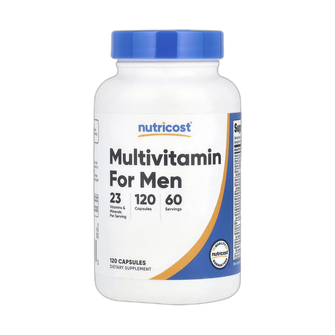 Nutricost, Multivitamin For Men, 120 Capsules front packaging view