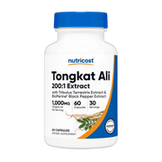 Nutricost, Tongkat Ali, 1,000mg, 60 Capsules front packaging view