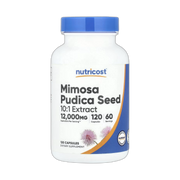 Nutricost, Mimosa Pudica Seed, 120 Capsules front packaging view