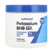 Nutricost, Potassium BHB, goBHB, Unflavored, 8.9 oz, 250 g front packaging view