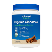 Nutricost, Organic Ceylon Cinnamon, 2 lb, 907 g front packaging view