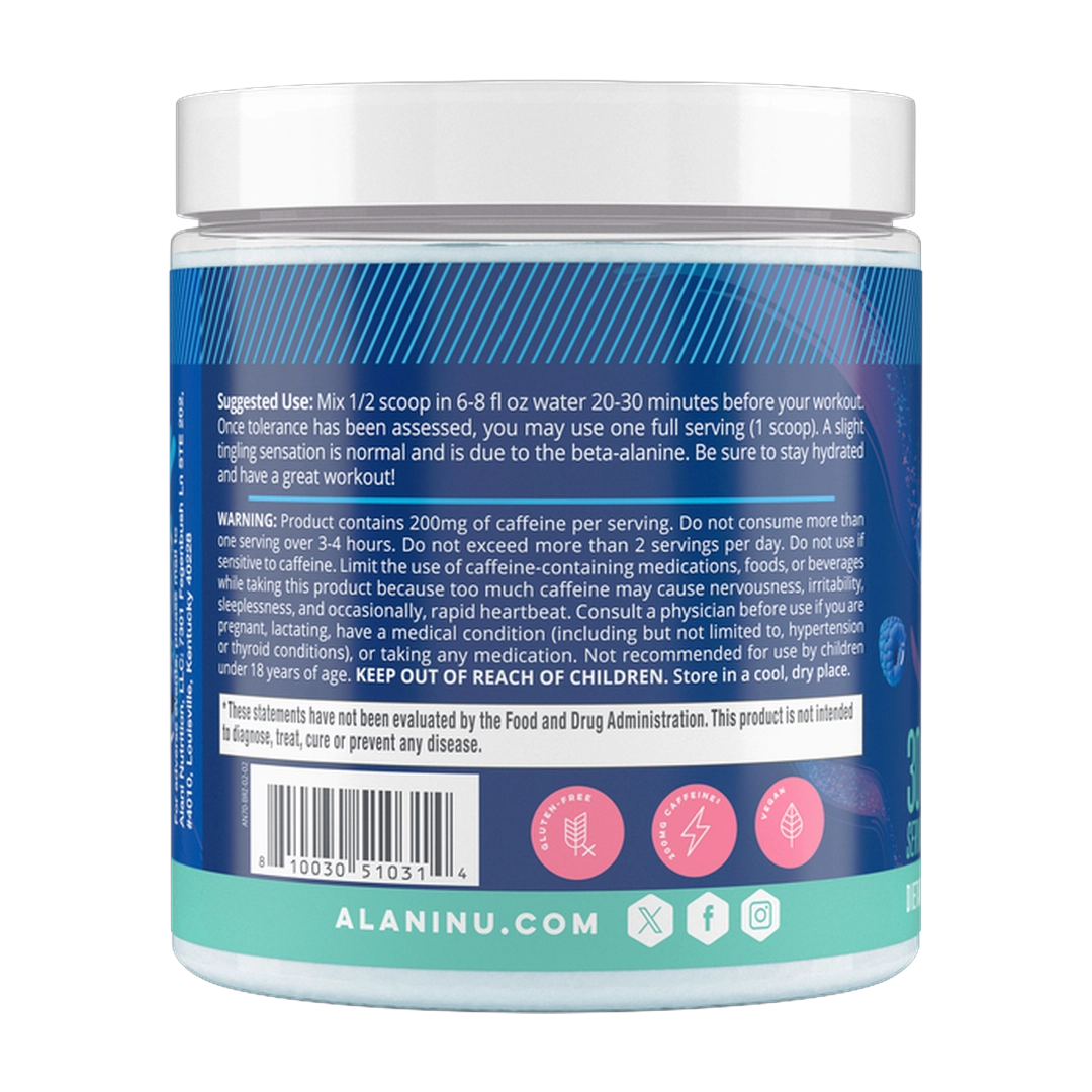 Alani Nu, Pre Workout Powder BREEZEBERRY, 11 OZ (312 g)