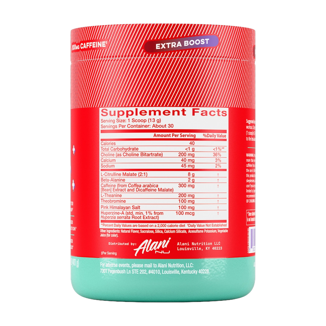 Alani Nu, Pre-Workout+ , Cherry Slush, 14.1 oz (401 g)
