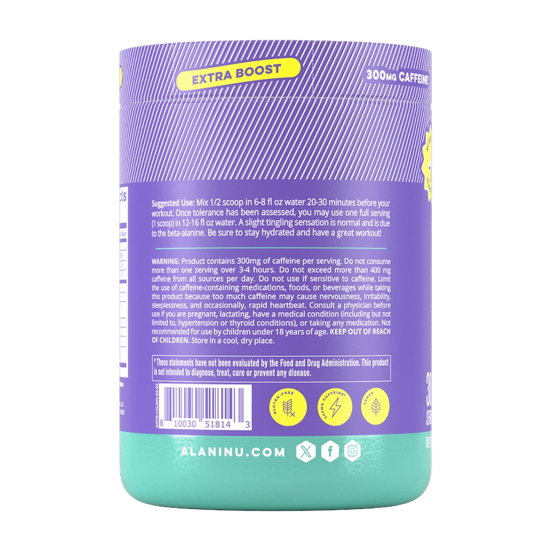 Alani Nu, Pre-Workout+, Frozen Lemonade, 13.7 oz (388 g)