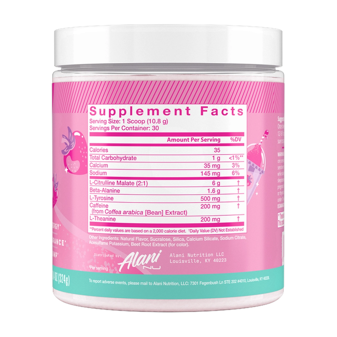 Alani Nu, Pre-Workout, Pink Slush, 11.4 oz (324 g)