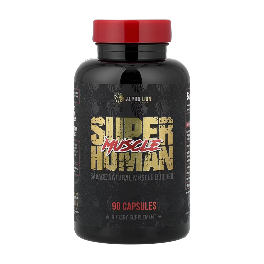ALPHA LION, SuperHuman Muscle, 90 Capsules